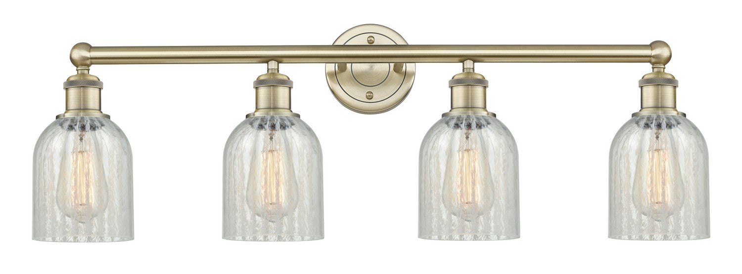 Innovations 616-4W-AB-G2511 Four Light Bath Vanity, Antique Brass