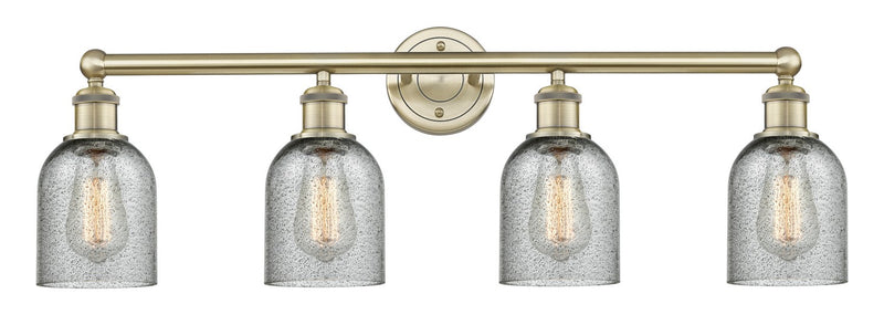 Innovations 616-4W-AB-G257 Four Light Bath Vanity, Antique Brass