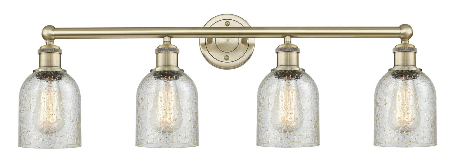 Innovations 616-4W-AB-G259 Four Light Bath Vanity, Antique Brass