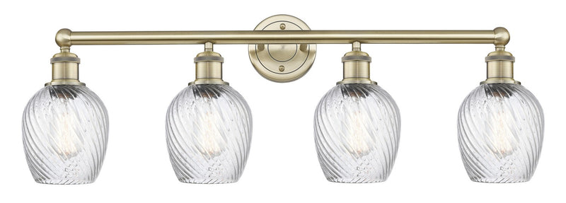 Innovations 616-4W-AB-G292 Four Light Bath Vanity, Antique Brass