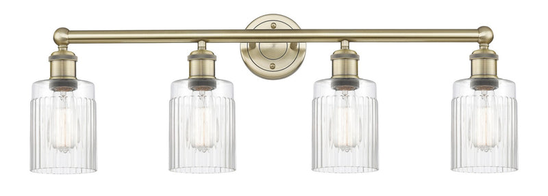 Innovations 616-4W-AB-G342 Four Light Bath Vanity, Antique Brass