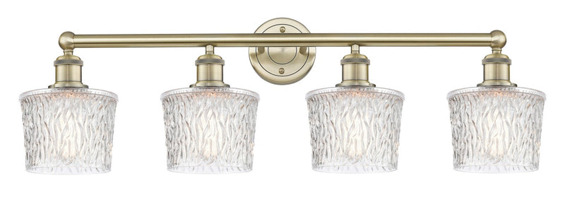Innovations 616-4W-AB-G402 Four Light Bath Vanity, Antique Brass