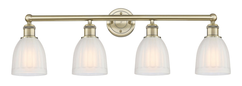 Innovations 616-4W-AB-G441 Four Light Bath Vanity, Antique Brass