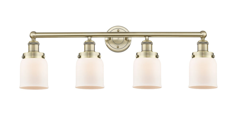 Innovations 616-4W-AB-G51 Four Light Bath Vanity, Antique Brass
