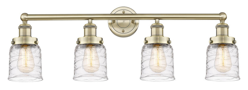 Innovations 616-4W-AB-G513 Four Light Bath Vanity, Antique Brass