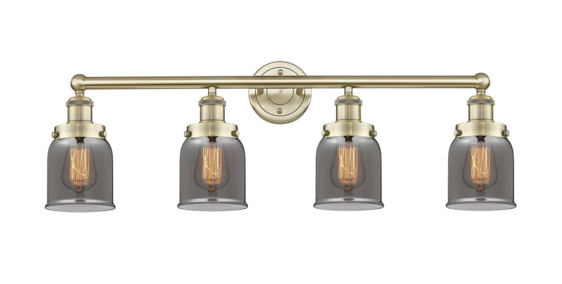 Innovations 616-4W-AB-G53 Four Light Bath Vanity, Antique Brass
