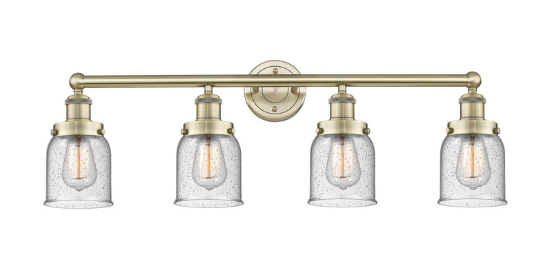 Innovations 616-4W-AB-G54 Four Light Bath Vanity, Antique Brass