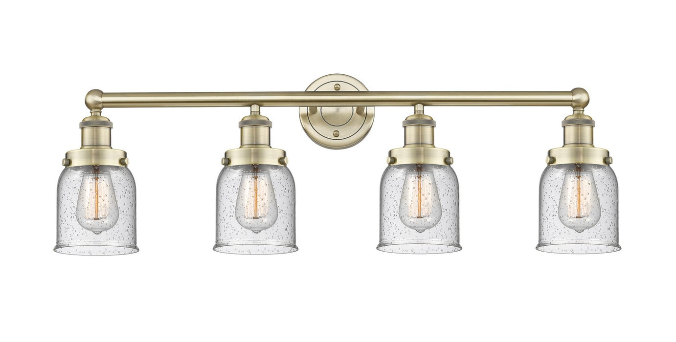Innovations 616-4W-AB-G54 Four Light Bath Vanity, Antique Brass