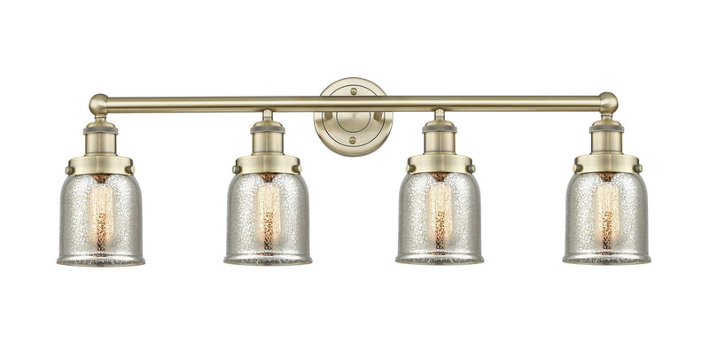 Innovations 616-4W-AB-G58 Four Light Bath Vanity, Antique Brass