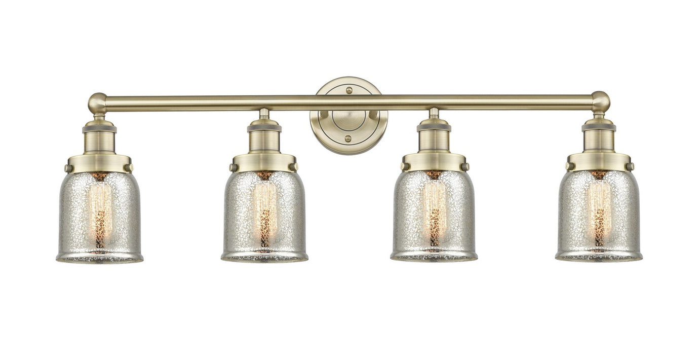 Innovations 616-4W-AB-G58 Four Light Bath Vanity, Antique Brass