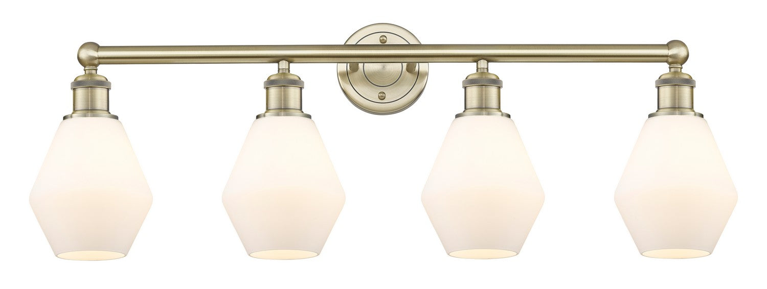 Innovations 616-4W-AB-G651-6 Four Light Bath Vanity, Antique Brass