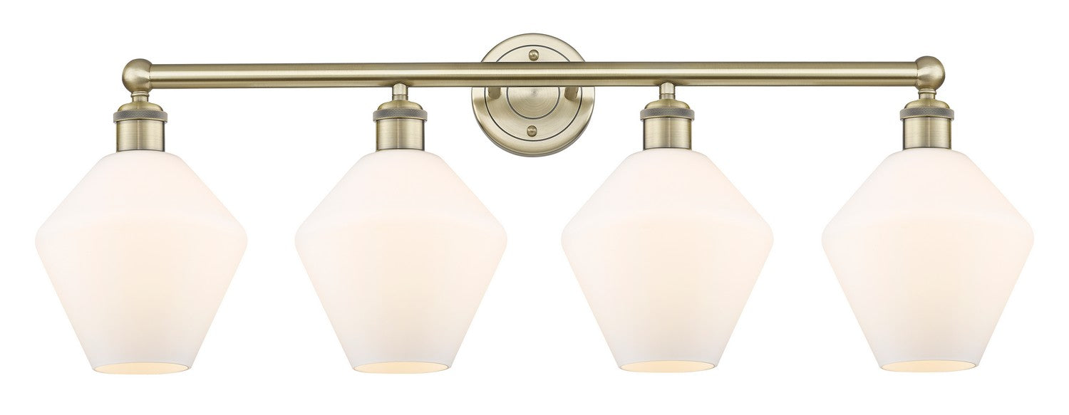 Innovations 616-4W-AB-G651-8 Four Light Bath Vanity, Antique Brass