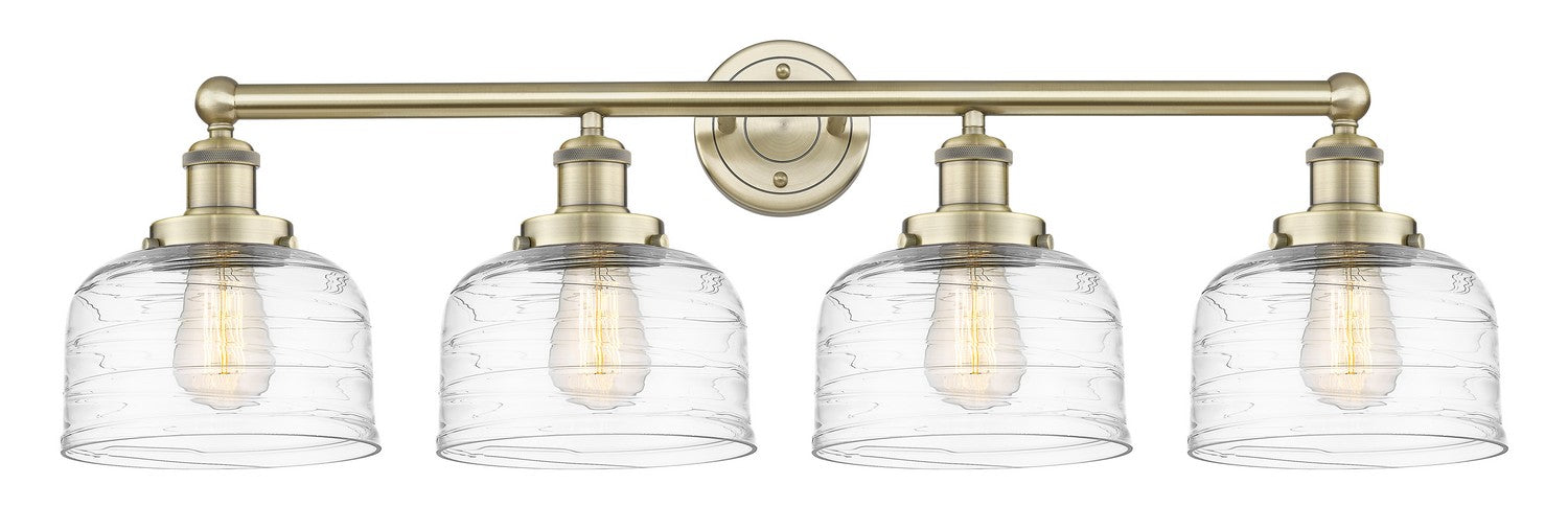 Innovations 616-4W-AB-G713 Four Light Bath Vanity, Antique Brass