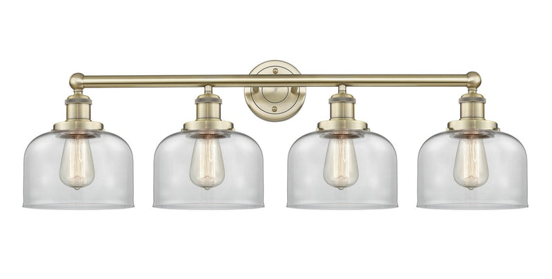 Innovations 616-4W-AB-G72 Four Light Bath Vanity, Antique Brass