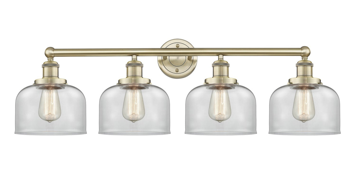 Innovations 616-4W-AB-G72 Four Light Bath Vanity, Antique Brass