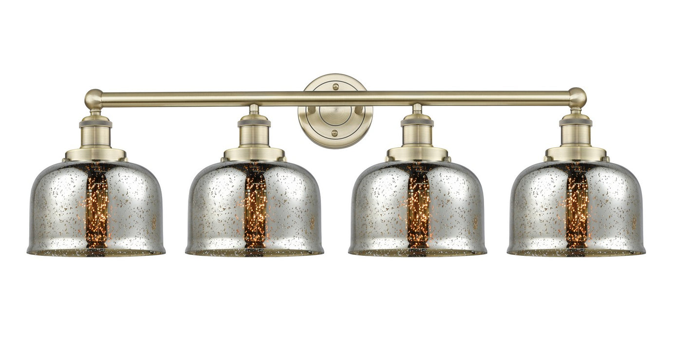 Innovations 616-4W-AB-G78 Four Light Bath Vanity, Antique Brass