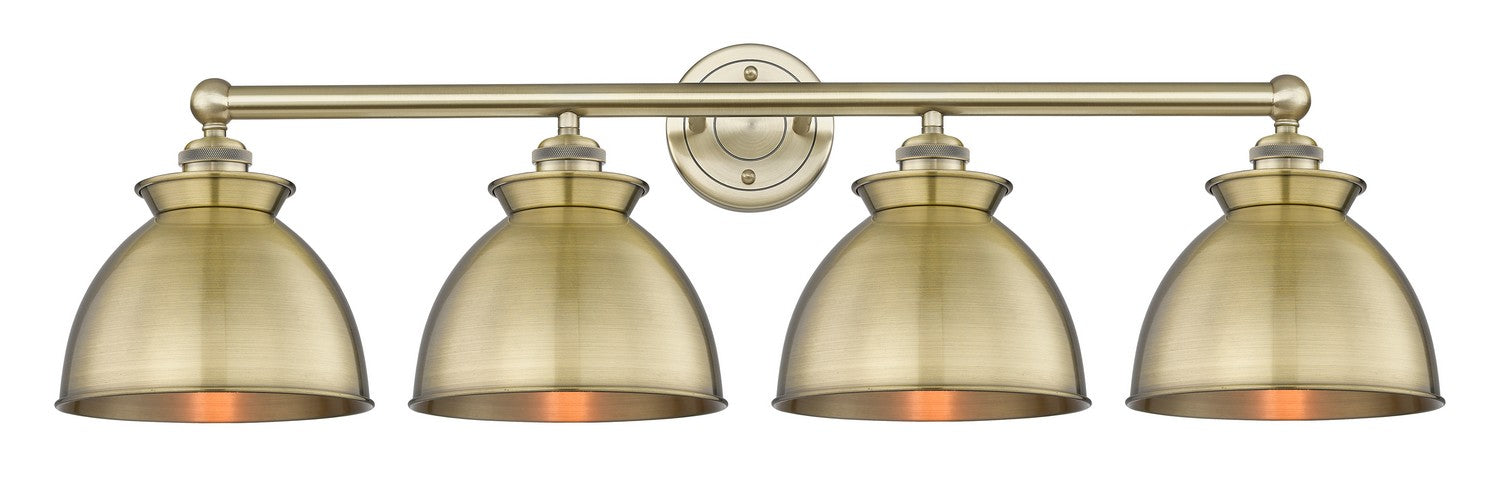 Innovations 616-4W-AB-M14-AB Four Light Bath Vanity, Antique Brass