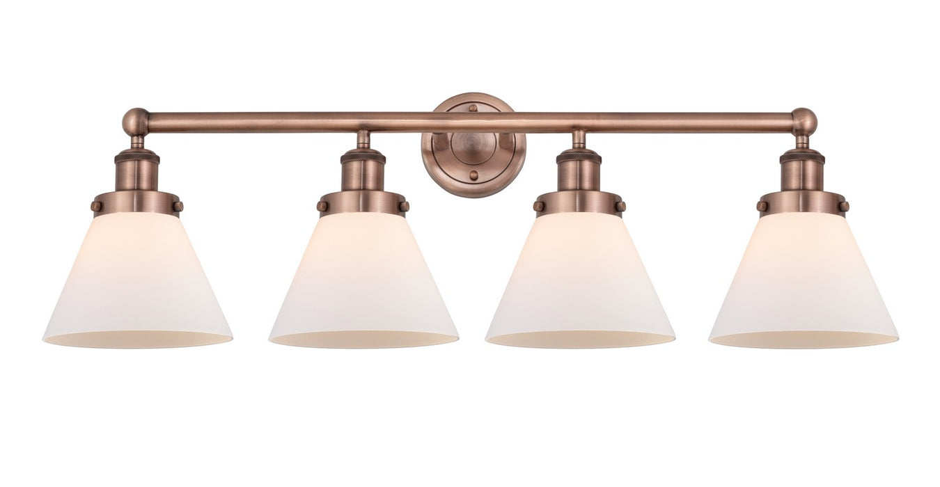 Innovations 616-4W-AC-G41 Four Light Bath Vanity, Antique Copper