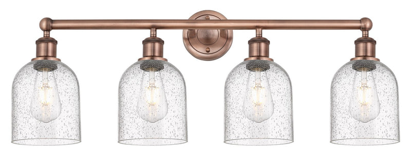 Innovations 616-4W-AC-G558-6SDY Four Light Bath Vanity, Antique Copper