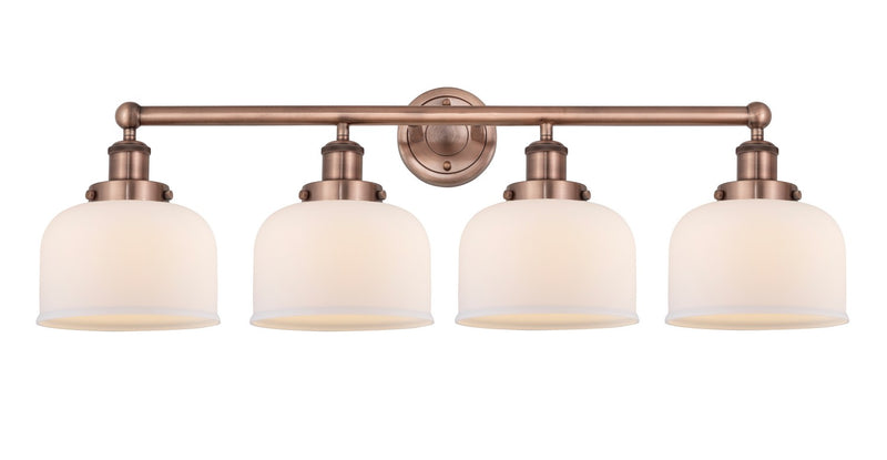 Innovations 616-4W-AC-G71 Four Light Bath Vanity, Antique Copper