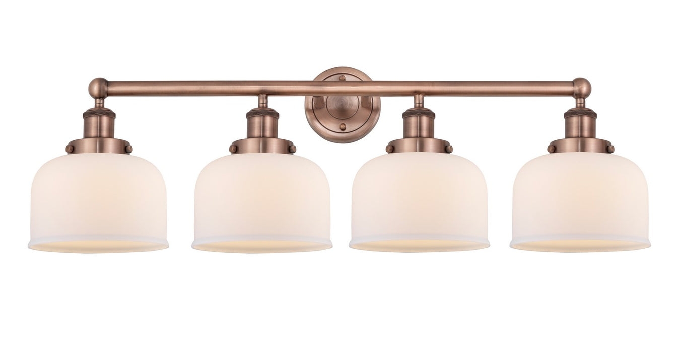Innovations 616-4W-AC-G71 Four Light Bath Vanity, Antique Copper