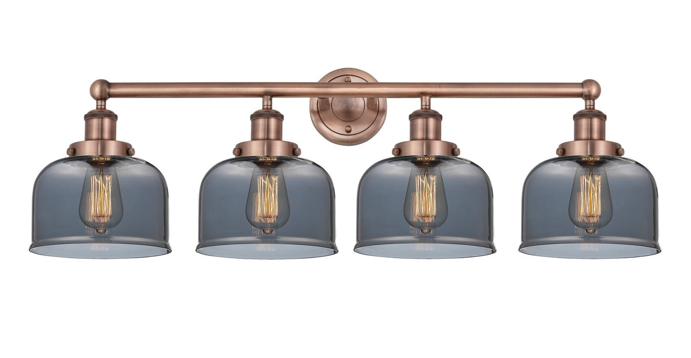 Innovations 616-4W-AC-G73 Four Light Bath Vanity, Antique Copper