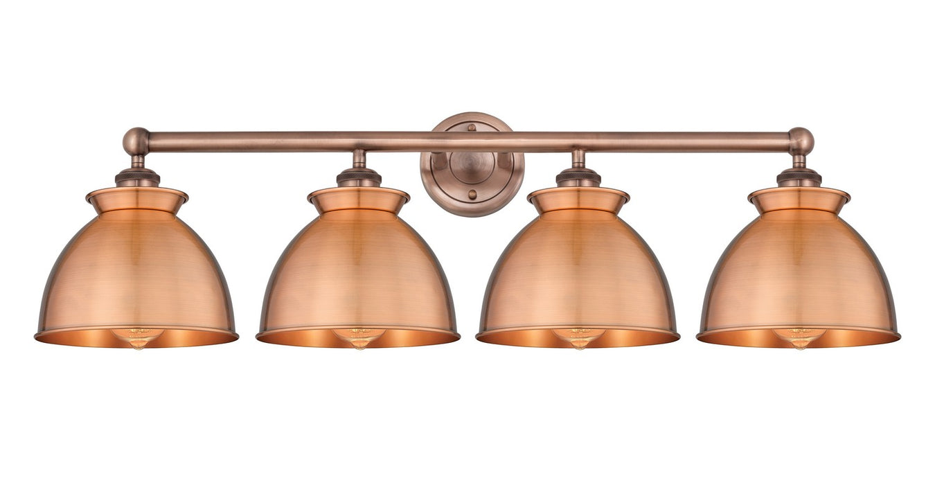 Innovations 616-4W-AC-M14-AC Four Light Bath Vanity, Antique Copper