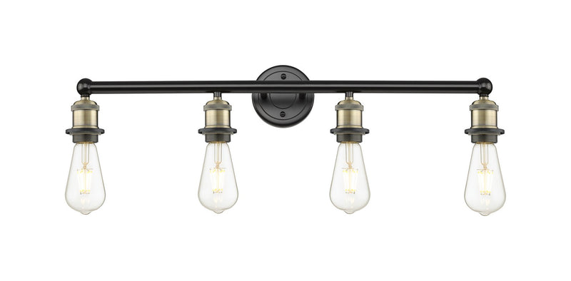 Innovations 616-4W-BAB Four Light Bath Vanity, Black Antique Brass