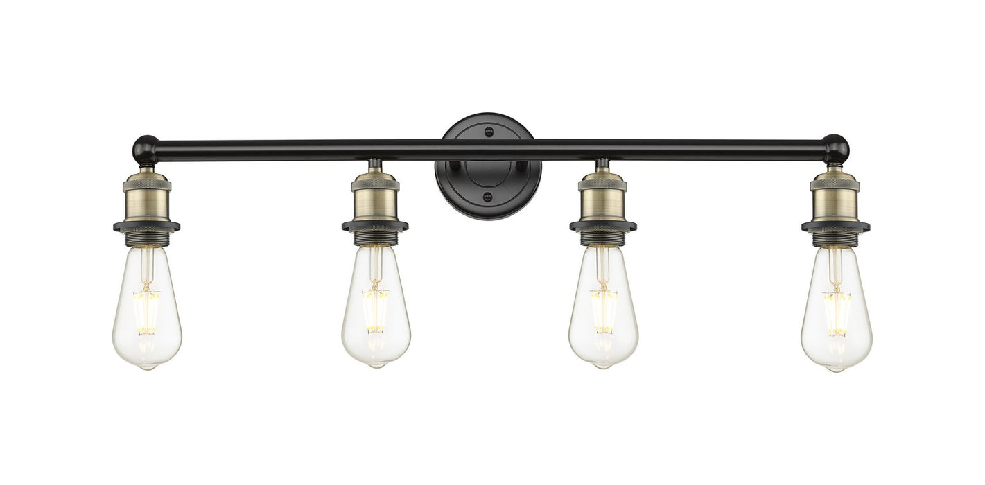 Innovations 616-4W-BAB Four Light Bath Vanity, Black Antique Brass