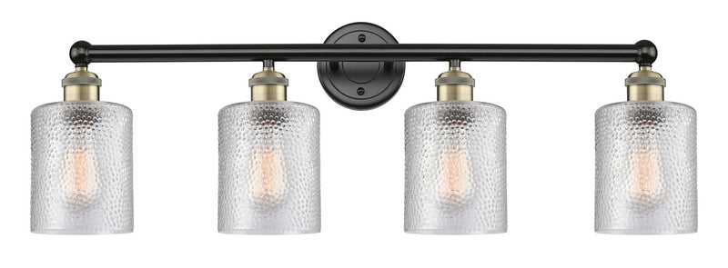 Innovations 616-4W-BAB-G112 Four Light Bath Vanity, Black Antique Brass