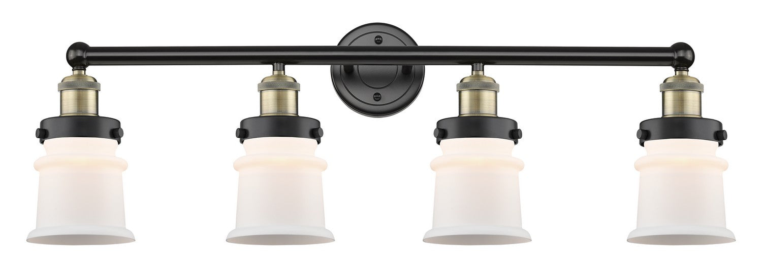 Innovations 616-4W-BAB-G181S Four Light Bath Vanity, Black Antique Brass