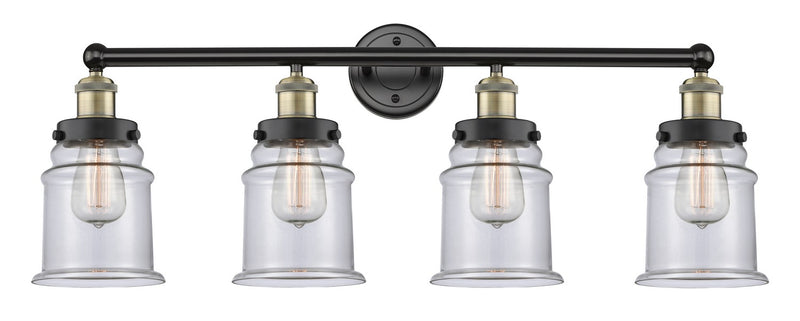 Innovations 616-4W-BAB-G182 Four Light Bath Vanity, Black Antique Brass