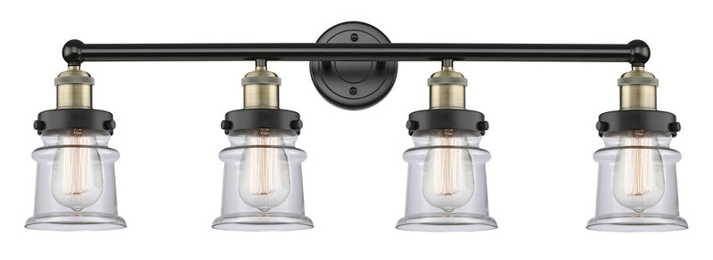 Innovations 616-4W-BAB-G182S Four Light Bath Vanity, Black Antique Brass