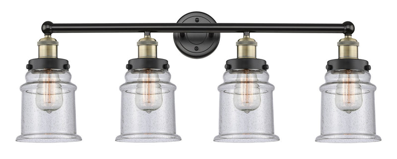 Innovations 616-4W-BAB-G184 Four Light Bath Vanity, Black Antique Brass