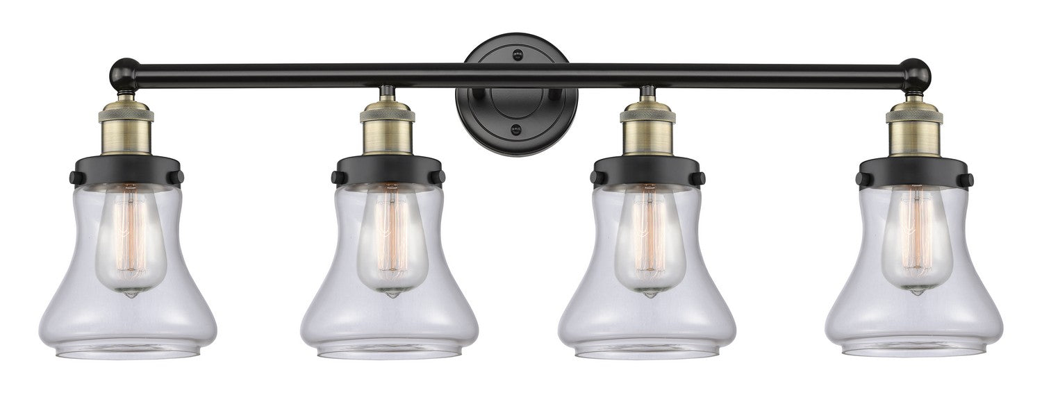 Innovations 616-4W-BAB-G192 Four Light Bath Vanity, Black Antique Brass