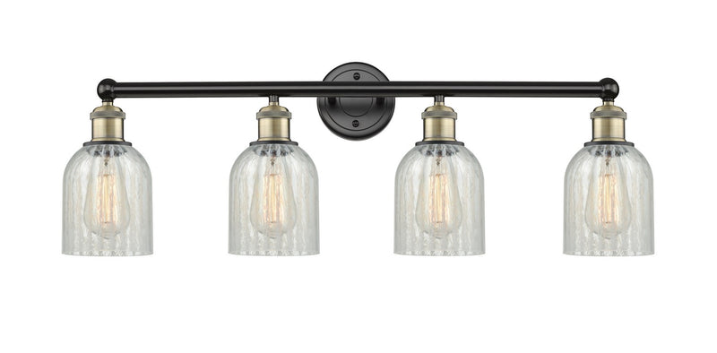 Innovations 616-4W-BAB-G2511 Four Light Bath Vanity, Black Antique Brass