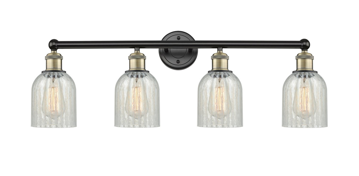 Innovations 616-4W-BAB-G2511 Four Light Bath Vanity, Black Antique Brass
