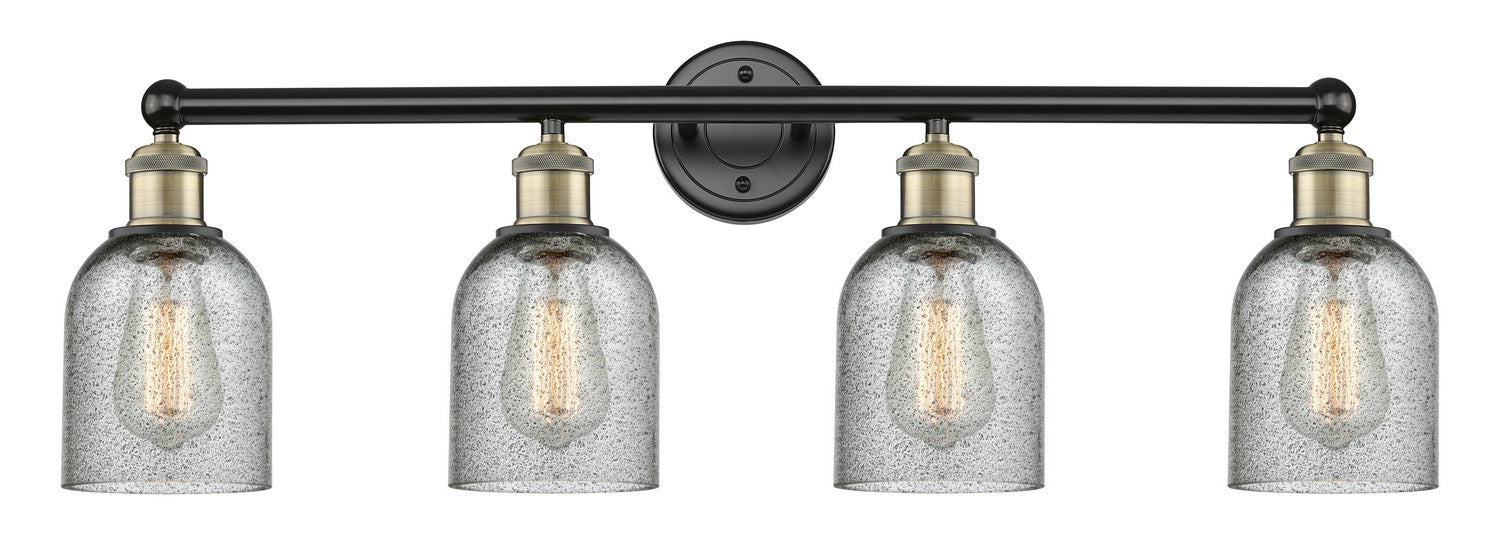 Innovations 616-4W-BAB-G257 Four Light Bath Vanity, Black Antique Brass
