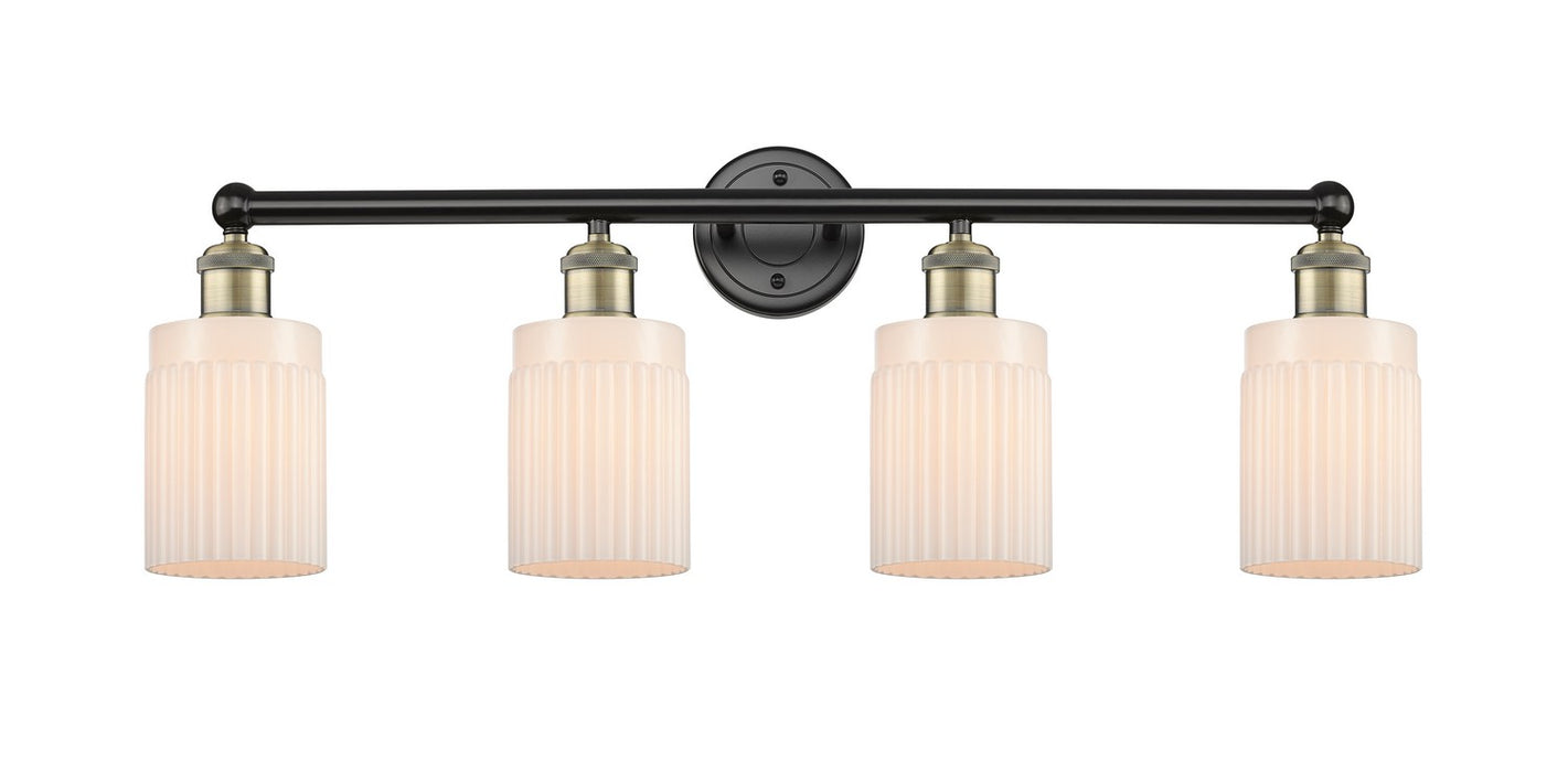 Innovations 616-4W-BAB-G341 Four Light Bath Vanity, Black Antique Brass