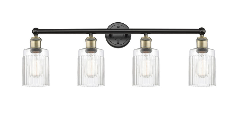 Innovations 616-4W-BAB-G342 Four Light Bath Vanity, Black Antique Brass