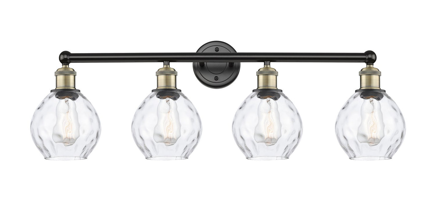 Innovations 616-4W-BAB-G362 Four Light Bath Vanity, Black Antique Brass