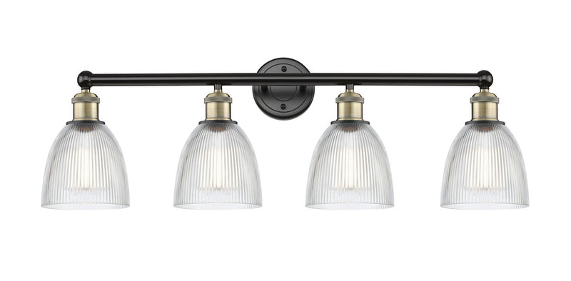 Innovations 616-4W-BAB-G382 Four Light Bath Vanity, Black Antique Brass