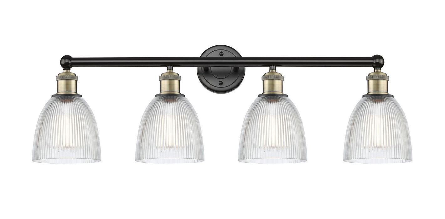 Innovations 616-4W-BAB-G382 Four Light Bath Vanity, Black Antique Brass