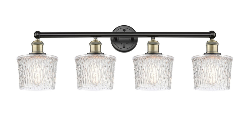 Innovations 616-4W-BAB-G402 Four Light Bath Vanity, Black Antique Brass
