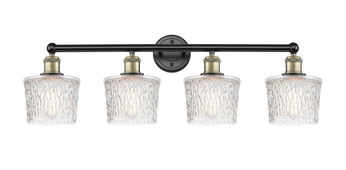 Innovations 616-4W-BAB-G402 Four Light Bath Vanity, Black Antique Brass