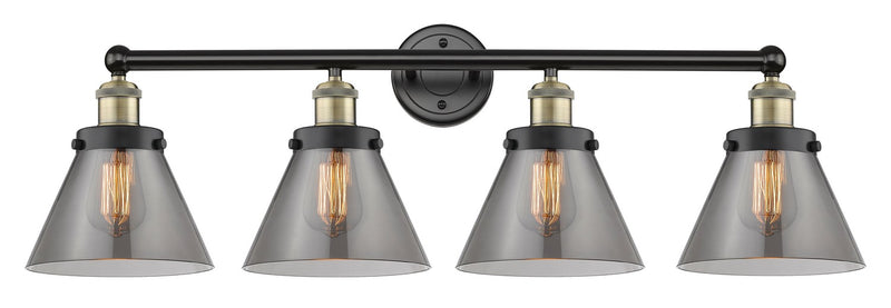 Innovations 616-4W-BAB-G43 Four Light Bath Vanity, Black Antique Brass