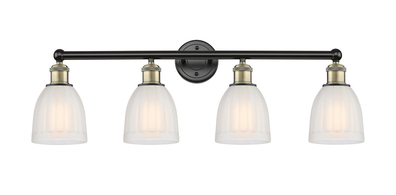 Innovations 616-4W-BAB-G441 Four Light Bath Vanity, Black Antique Brass