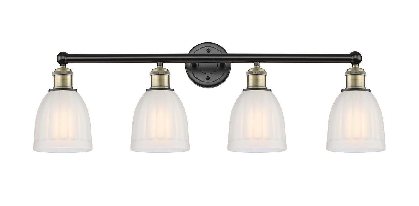 Innovations 616-4W-BAB-G441 Four Light Bath Vanity, Black Antique Brass
