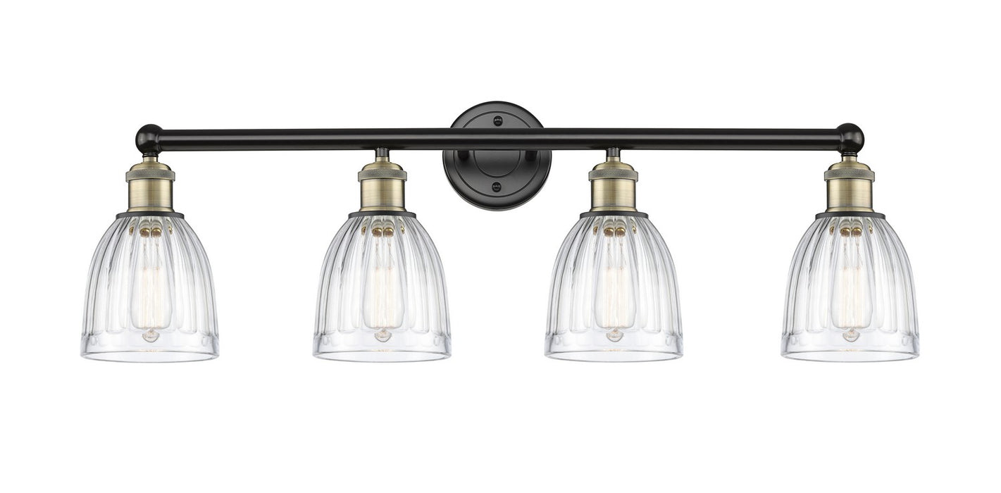Innovations 616-4W-BAB-G442 Four Light Bath Vanity, Black Antique Brass