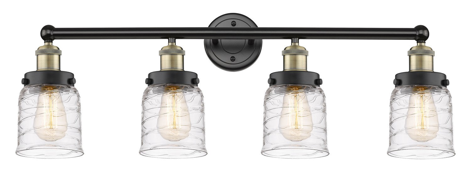 Innovations 616-4W-BAB-G513 Four Light Bath Vanity, Black Antique Brass